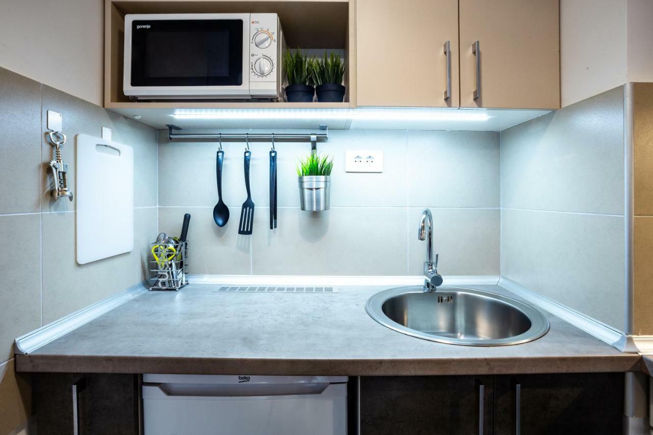 Ferienwohnung Modern Naive Downtown With Free Private Garage-Fast Wi-Fi Novi Sad Exterior foto