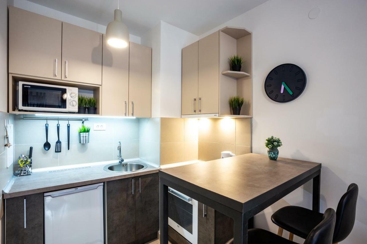 Ferienwohnung Modern Naive Downtown With Free Private Garage-Fast Wi-Fi Novi Sad Exterior foto